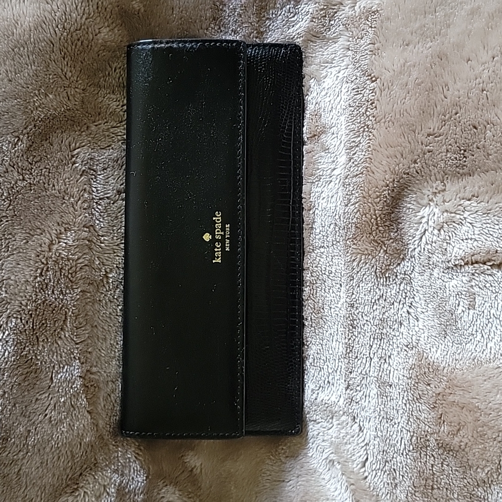 Nwot Kate Spade Leather Alligator skin wallet